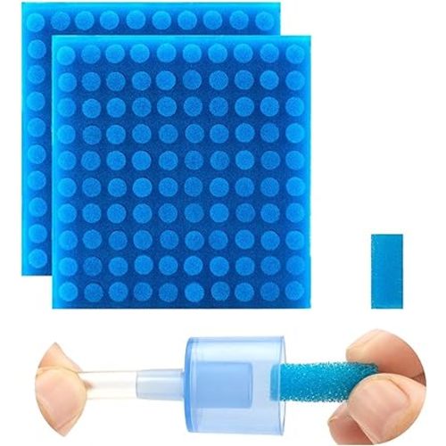 100-Pack of Premium Nasal Aspirator Hygiene Sponges, Replacement for NoseFrida Nasal Aspirator Filters, BPA, Phthalate & Latex-Free (200 Count)