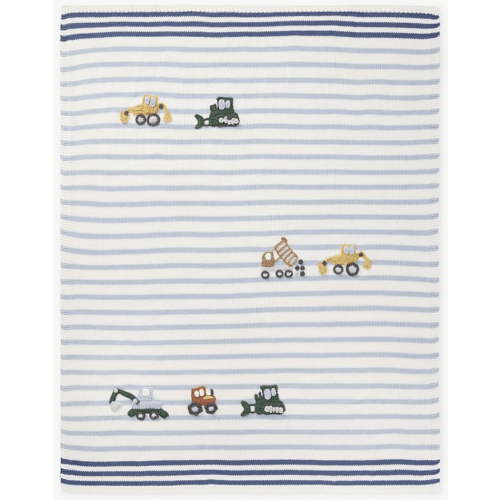 Construction Knit Kid Throw Blanket