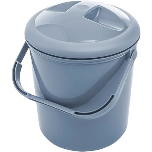 Bella Bambina Nappy Pail - Odour-Proof Nappy bin Made of Recycled Plastic, hygienic & Environmentally Friendly - Space-Saving & Easy to Clean, Ideal for Baby Rooms