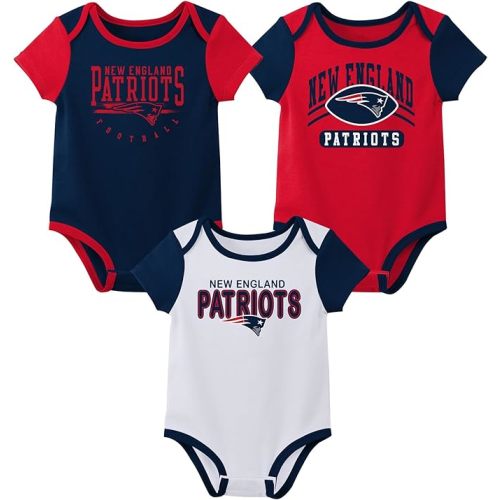 Outerstuff NFL Teams Newborn Baby and Infant Short Sleeve Bodysuit Variety 3-Pack (0-18m)
