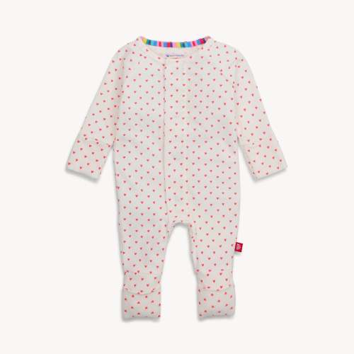 ditsy heart cloudstretch™ magnetic grow with me convertible coverall – Magnetic Me