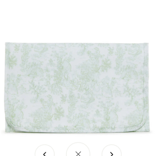 Changing Pad - Game Changer - Bunny Toile Green