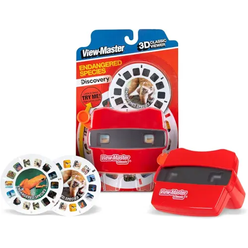 View Master - Classic Viewer - Discovery Kids : Endangered Species Red Small
