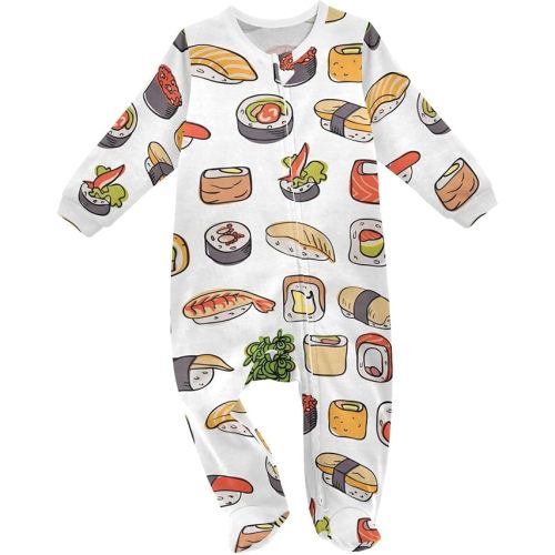 Baby Sleepers Newborn Baby One-Piece Footies for Girl Boy