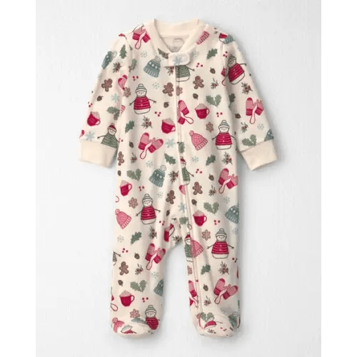 Baby Girl Organic Cotton Sleep & Play Pajamas in Winter Wonderland - Little Planet | Carter's