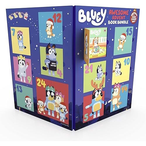 Bluey: Awesome Advent Calendar Book Bundle Novelty Book – August 27, 2024