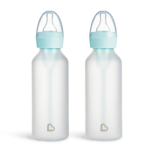 Bond™ Silicone Glass Bottle 8oz, 2pk | Munchkin