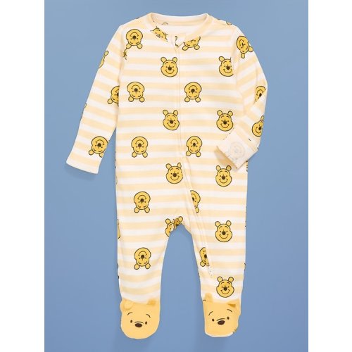 Old Navy x Disney Winnie the Pooh 2-Way-Zip Sleep & Play Footed One-Piece for Baby