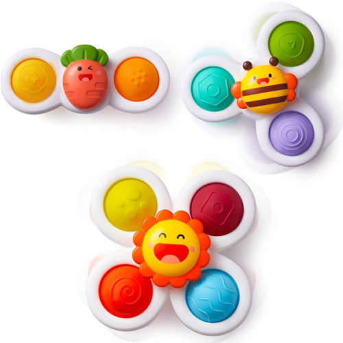 LiKee Strong Suction Cup Fidget Rotating Sensory Toys