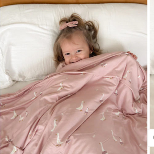Pink Tutu Goose 2.5 TOG Bamboo Twin size Blanket | Cloud Comforter