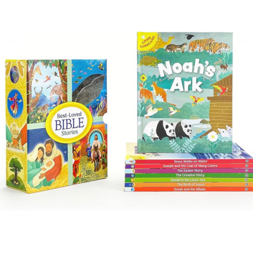 Best-Loved Bible Stories - 8-Book Library Boxed Gift Set for Children: Including stories of Noah's Ark, The Birth of Jesus, The Creation Story, Daniel and the Lion's Den, Jonah, and More