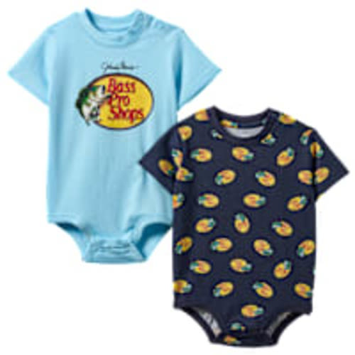 Bass Pro Shops Logo Bodysuit for Babies 2-Piece Set | Bass Pro Shops