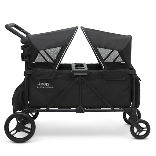 Delta Children - Jeep Evolve Stroller Wagon, Black