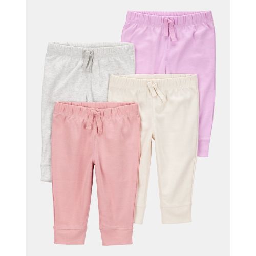 Baby Girl 4-Pack Pull-On Pants | Carter’s Oshkosh Canada