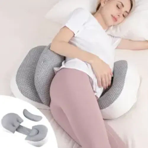 Chilling Home Portable Maternity Prenatal Pillow for Sleeping - Pregnancy Wedge Pillow with Back, Belly, Waist Support for Baby Bump & C-Section Recovery#sohochic - TikTok Shop