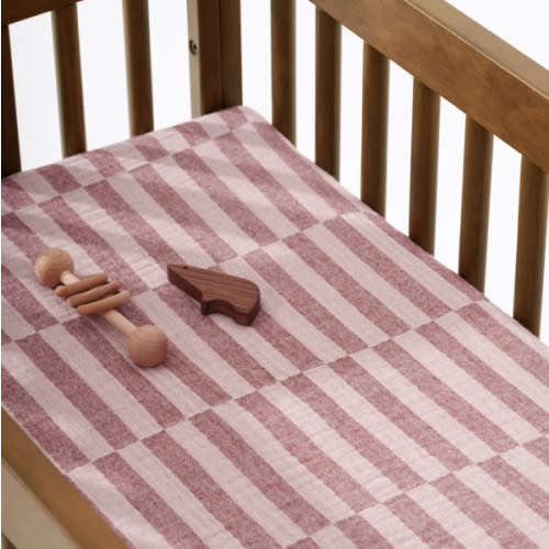 Babyletto All-Stages Bassinet Sheet in GOTS Certified Organic Muslin Cotton