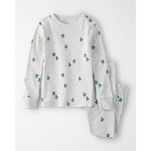 Toddler Organic Cotton Pajamas in Lucky Clovers Print - Little Planet | Carter's
