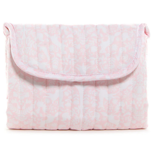 Quilted Changing Mat - Woodland Pink
