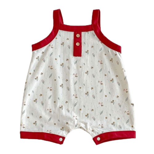 Contrast Floral Baby Outfit | Petit Hollow