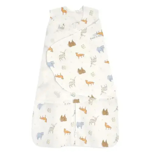 100% Cotton Baby Swaddle Forest Friends | Newborn | HALO US