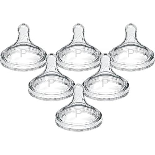 Dr. Brown’s Wide-Neck Preemie Flow Nipple, 0m+, 6-Pack