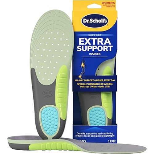Dr. Scholl's Extra Support Insoles for Women, Size 6-11, 1 Pair, Trim to Fit Inserts