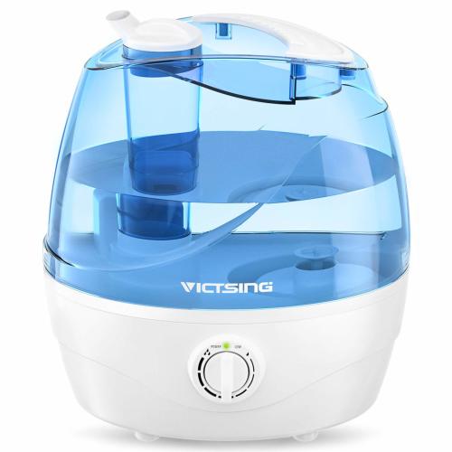 VicTsing Cool Mist Humidifier, Ultrasonic Humidifiers for Bedroom Baby, Premium Humidifying Unit with Whisper-Quiet Operation, Auto Shut-Off, Anti-Slip Handle, 12-24 Hours Working Time