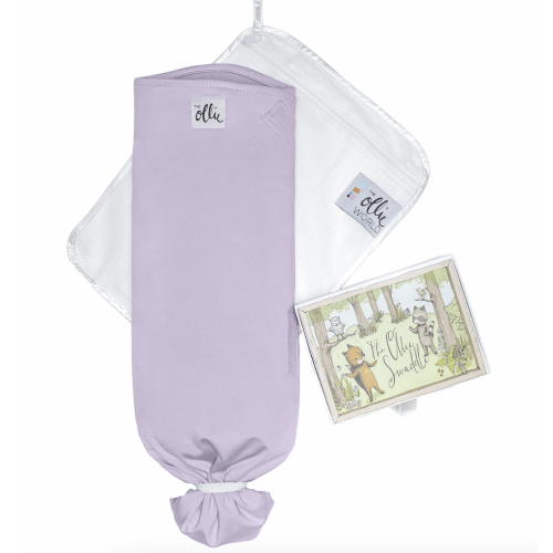 The Ollie® Swaddle | Award-Winning Baby Swaddle for Newborn Sleep | Baby Registry Favorite - PURPLE