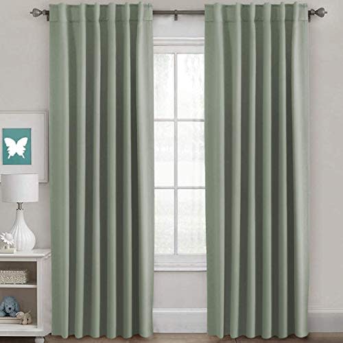 Blackout Curtains, Light Sage