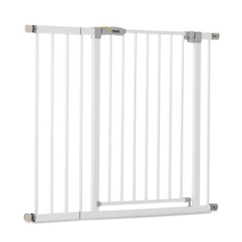 hauck 59727 Open N Stop KD Pressure Fit with 8 Inch Extension Baby Gate, White
