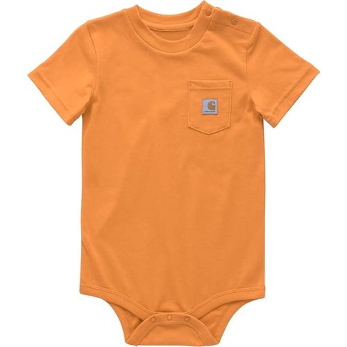 Carhartt Unisex Baby, Short-sleeve Bodysuit Pocket T-shirt