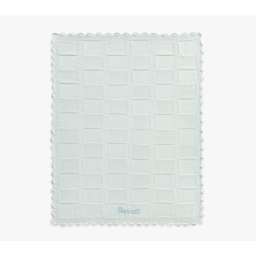 Cotton Knit Patchwork Organic Baby Blanket