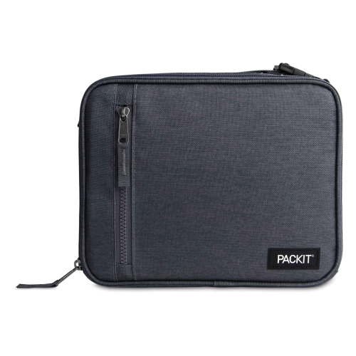 Packit Freezable Classic Lunch Box, City Charcoal