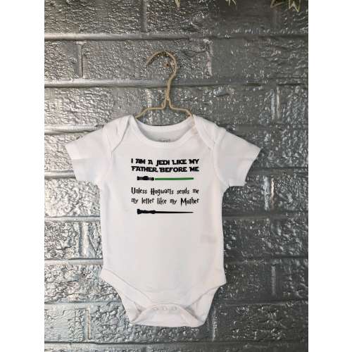 Wizard baby vest, baby’s first outfit, baby announcement, funny baby vest, baby shower gift, new baby gift, space inspired baby vest