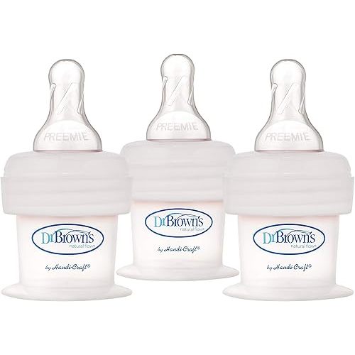 Dr. Brown's First Feeder Bottle with Preemie Nipple - 15cc - 3pk