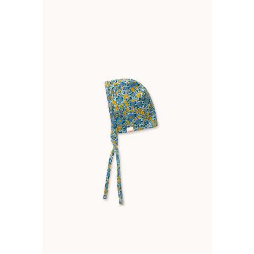 FLOWER PATTERN RIB BONNET