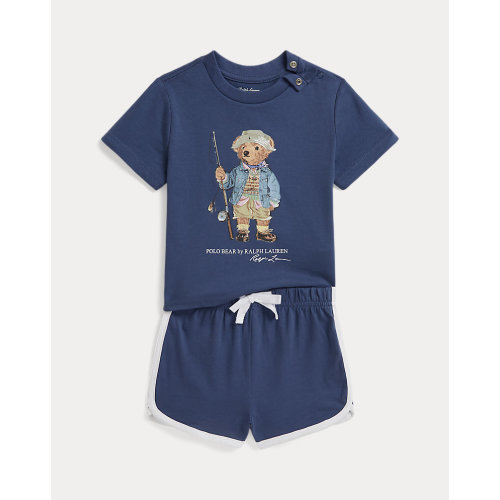 Polo Bear Cotton Jersey Tee & Short