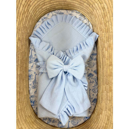 Enchanted Heirloom Blanket- Baby Blue – Enchanted Closet Co