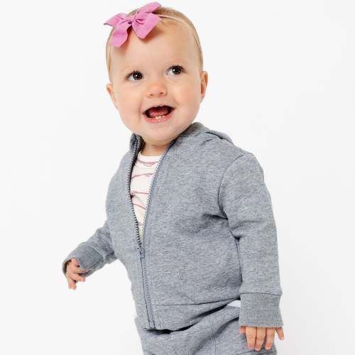 Zip-Up Hoodie - Gray