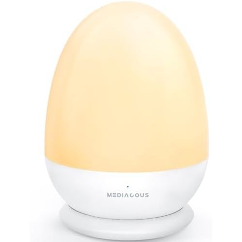 MediAcous Night Lights for Kids Room Egg Light for Nursery