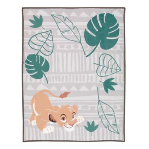 Disney® The Lion King Simba Photo Op Baby Blanket in Grey - TAUPE - 30" X 40"