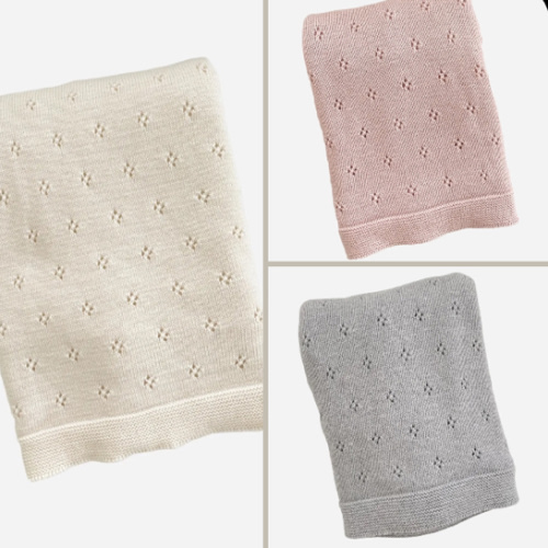 Cotton Heirloom Pique Blanket