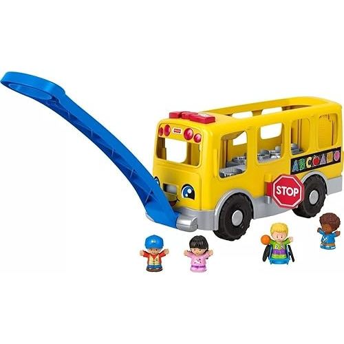 Fisher-Price Little People Big Yellow School Bus Toddler Toy