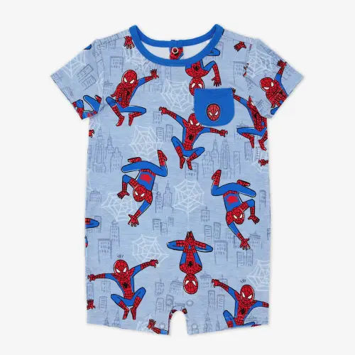 Spidey Sense Pocket Shorty Romper | Little Sleepies