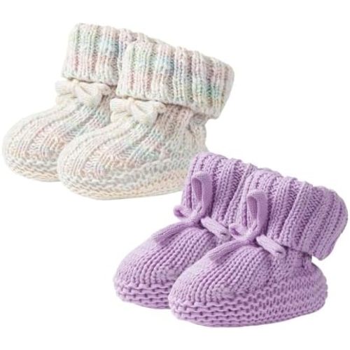 Newborn Shoes | Soft Knitted Baby Booties | A Gentle Hug for Tiny Feet | Warm, Cozy & Lightweight Infant Shoes for Boys & Girls