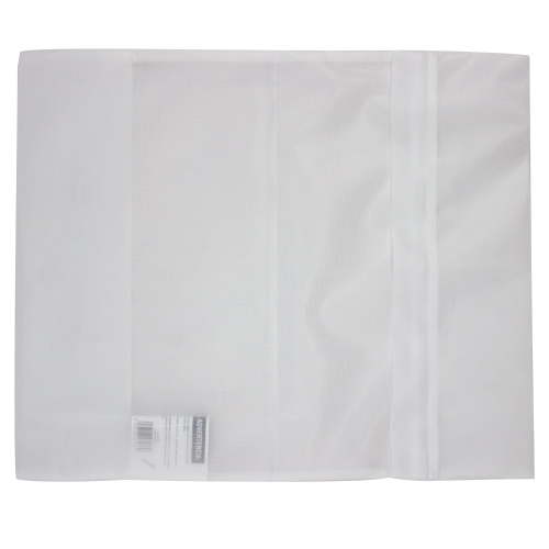Mainstays Delicates White Polyester Mesh Wash Bag with Zipper Closure, 15" x 18"