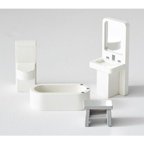 Bathroom Dollhouse Accessory Set