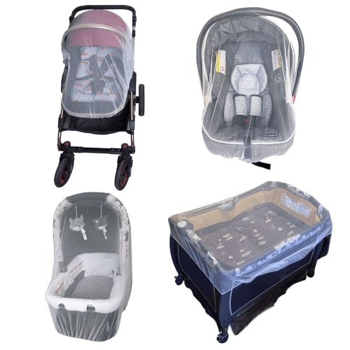 Mosquito Net for Stroller - Durable Baby Stroller Mosquito Net - Perfect Bug Net for Strollers, Bassinets, Cradles, Playards, Pack N Plays and Portable Mini Crib