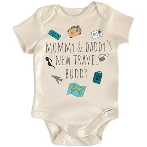 Airplane Baby Bodysuit – Cute Infant Outfit, Unisex Cotton Baby Clothes, Soft Short Sleeve Newborn, Travel Infant