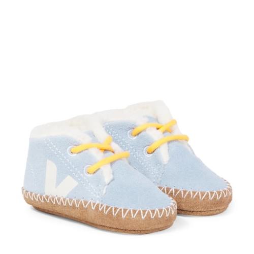 x Milk Baby Winter suede booties